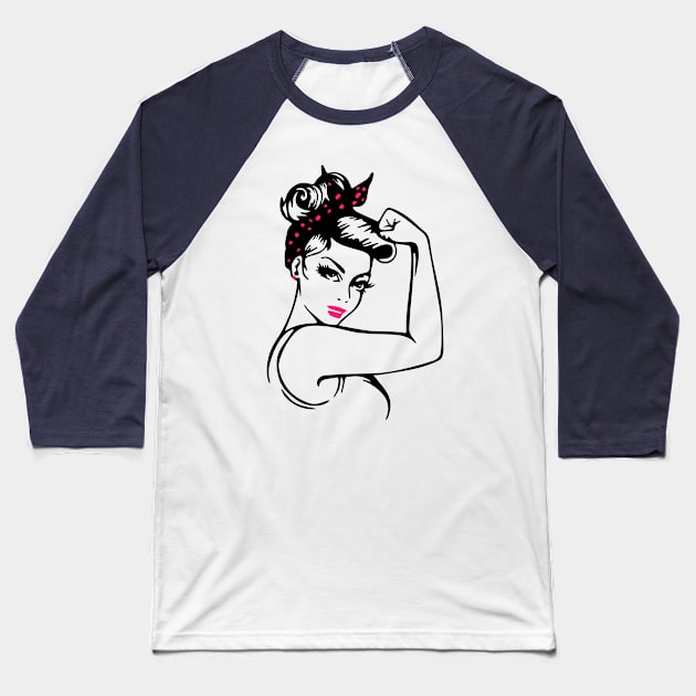 strong independent woman Baseball T-Shirt by H&G